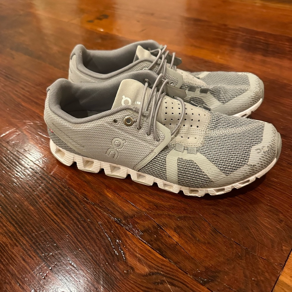 On cloud shoes